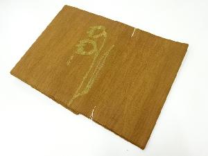 未使用品　枝花模様織出し袋帯